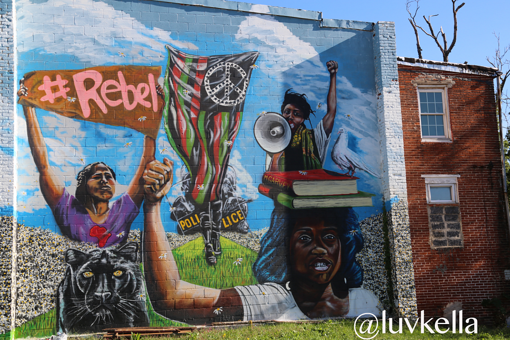 Rebel Mural in Sandtown